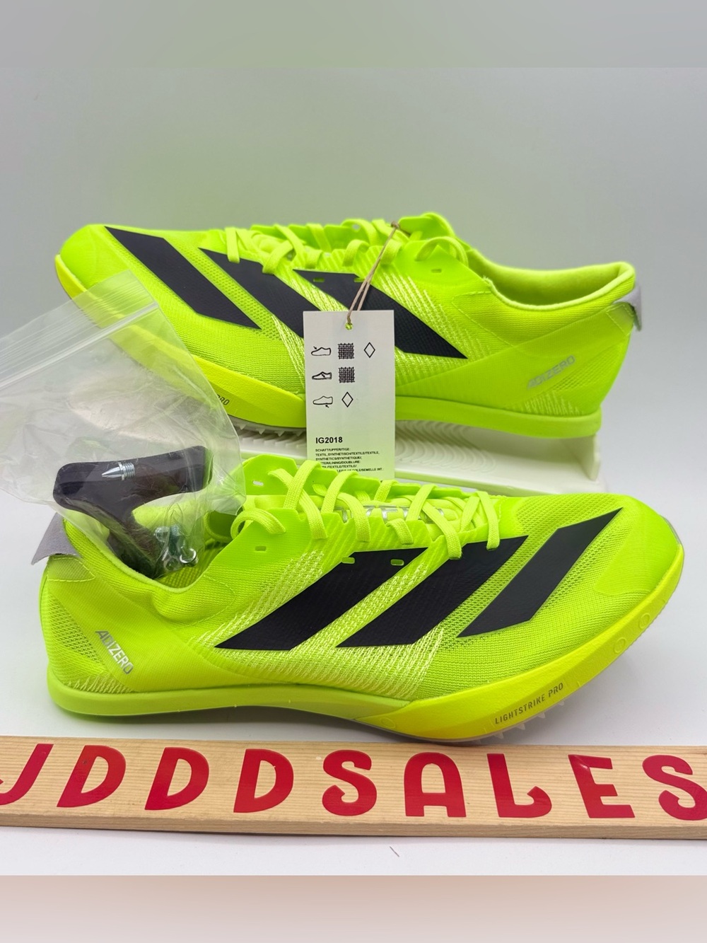 Adidas Adizero Finesse Track & Field Shoes Lucid Lemon Black IG2018 Men’s Sizes